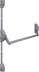 Lips FLAR101Z Paniekopener Freedom Line Model R | met duwstang | 2 - 3 sluitpunten zijwaards met nachtschootblokkering | 1210mm kleur rood/zilvergrijs. - 7225494
