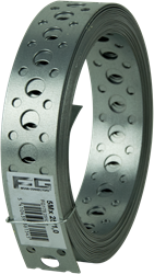 pgb-Europe FG | Gaatjesband recht 5m 25x1 Zn FG017500125105 | 10 stuks 