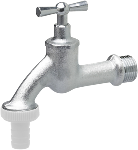 Cornat Messing Aftapkraan 1/2 Chroom-Mat - FLOR92590