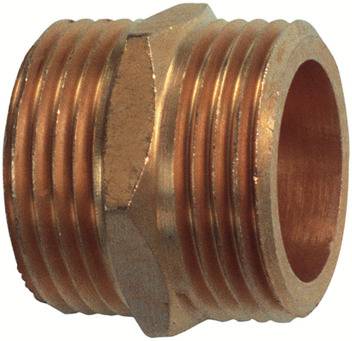 Cornat messing dubbele nippel 3/4 - flor92750