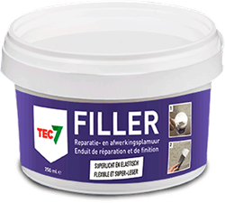 Tec7 Filler pot Alles-in-één vulmiddel en afwerkingsplamuur 250ml - 601025000 - 601025000