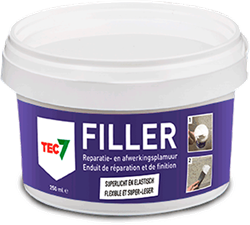 Tec7 Filler pot Alles-in-één vulmiddel en afwerkingsplamuur 250ml - 601025000 