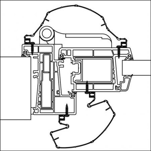 Ellen Vingerbeschermingsprofiel FINPROTECT+ 90-120 ZILVER 250 - 805522250-2