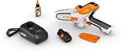 Stihl GTA 20 Set | Mini accukettingzaag (1x AS 2 accu + ALS 31 lader) - GA070116910