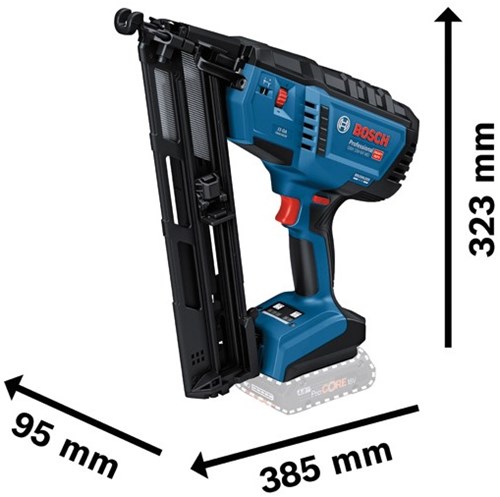 Bosch Blauw GNH 18V-64 MD Professional | Accu Tacker | Excl. Accu en lader | In L-Boxx 238 - 0601482201-3
