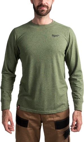 Milwaukee HT LS GN XL T-shirt Hybrid long sleeve green XL - 4932493001
