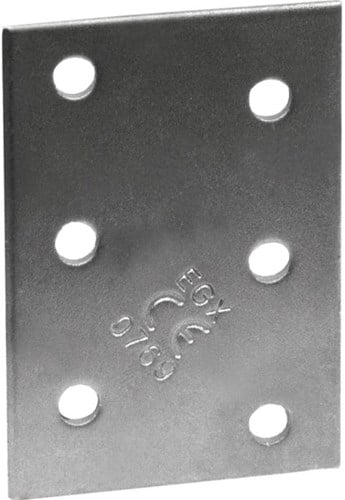 Connex Verbindingsplaat 60X40X2 Rvs - HVRS1530