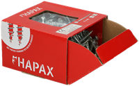 pgb-Europe HAPAX Universele houtschroef VZK-T Voldraad 4Top Verzonken kop Ø5,0x40 TX20 | 200 st | HAWVTV014005000403-2