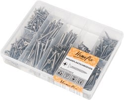 Homefix Organizer 7-Vaks Spaanplaatschroeven Rvs-A2 Pk - 8900.01.32000