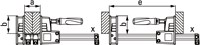 Bessey Corpuslijmtang REVO KRE 1250/95 (2 St.) - KRE1252KOH-2