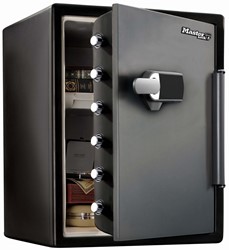 Masterlock Kluis met touch-combinatieslot en alarm, brandvrij en waterdicht - Formaat XXL - LFW205TWC