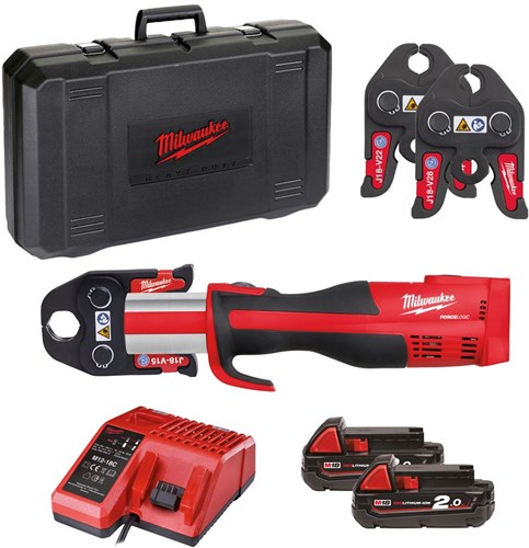 Milwaukee M18 BLHPT-202CV SET Persgereedschap - 4933451134