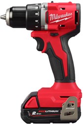 Milwaukee M18 BLDDRC-202C | Accuboorschroefmachine 60 Nm compact brushless (2x 2.0Ah accu + lader in koffer) - 4933492833