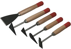 Melkmeisje Verfschraper ovaal blauw blad - MM626250