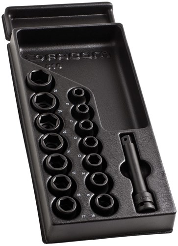 Facom module slagmoerdoppen 1/2" - mod.ns1