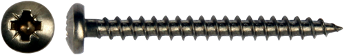 pgb-Europe PGB-FASTENERS | Universele schroef cilinderkop panhead Ø 4,0x40 A2 Pz2 PGWCZVA00004000403