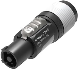 Neutrik NAC3FXXB-W-L vergrendelbare AC-netkabelconnector - NTR-NAC3FXXBWL