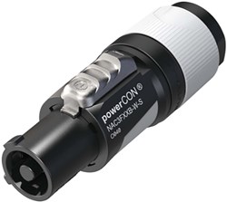 Neutrik NAC3FXXB-W-S vergrendelbare AC-netkabelconnector - NTR-NAC3FXXBWS