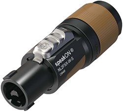Neutrik 2-polige kabelconnector, klauwplaat type trekontlasting - NTR-NL2FXX-W-S