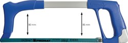 Promat/Tecwerk Metaalzaagbeugel | bladlengte 300 mm 24 tanden / inch | D- en frontgreep - 4000814056