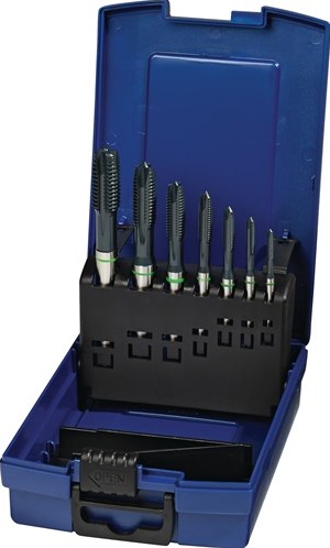 Promat/Tecwerk Machineschroefdraadboorset | DIN 371/376 B universele | M3-M12 | HSS-Co vap. | kunststof cassette - 4000867745