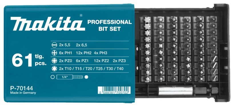 Wurth Pijpsleutel met bitassortiment, 10 mm, 30-delig - BIT-MIX-SET