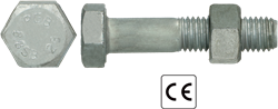 pgb-Europe PGB-FASTENERS | SB-bout CE 8.8 EN15048-1 M16x80 Tvz | 25 st - F15048810016000803