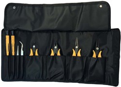 Piergiacomi Set van 8 stuks verschillend handgereedschap (2 pincetten, 2 kniptangen, 2 tangen en 2 schroevendraaiers) - PG-KIT8-1