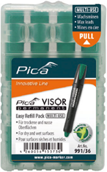 Pica 991/36 VISOR Permanent Navulling | Groen - PI99136