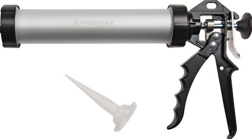 Promat /tecwerk kitpistool professional | gesloten v.310 ml patronen/zakken tot 400 ml - 3000264018