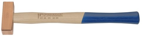 Promat/Tecwerk Koperen hamer | kopgewicht 1500 g | hickory - 4000811161
