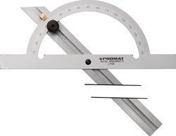 Promat/Tecwerk Hoekmeter | gradenboog-d. 200 mm | raillengte 400 mm - 4000858712