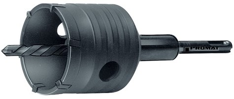 Promat/Tecwerk Slagboorkroon | nominale-d. 80 mm totale lengte 180 mm | voor verdeeldozen | SDS-Plus - 4000864377