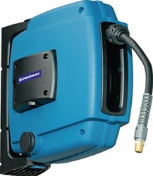 Promat Luchtslanghaspel met wandhouder | voor perslucht | slanglengte 8 m | zwenkbaar uitgangsaansluiting 1/4? AG - 9000425384 9000425384