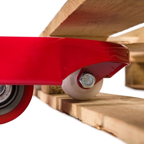Weldon Palletwagen Kort | 2500KG | 1000 mm | Nylon | Enkelvoudig - QPNE100-3