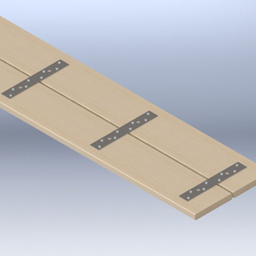 GB koppelanker 400x30x2 verzinkt etiket | 1 stuk - 17211400-2