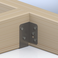 GB regeldrager b=40 h=73 verzinkt etiket | 100 stuks - 17225040-2