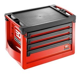 Facom Roll Gereedschapswagen 4 Laden M3 Laag Rood - ROLL.CR4M3A - ROLL.CR4M3A