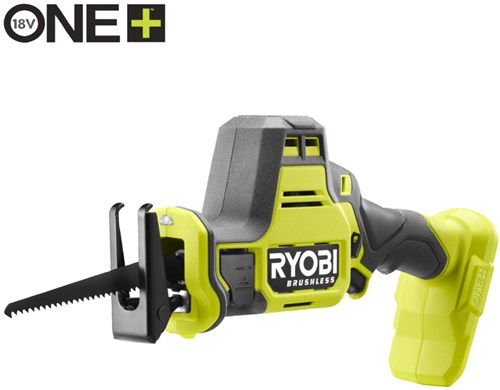 Ryobi RRS18CBL-0 | ONE+ 18V Brushless Accu eenhandige reciprozaag (excl. accu) - 5133006498