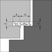 Ellen Kaderprofiel Siliconen | 1201 SCF | 25m - 680104950-2