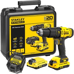Stanley FATMAX SFMCD711C2K 20V MAX* 13mm HDD | 2 x 1.5Ah KB - SFMCD711C2K-QW