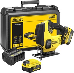 Stanley FATMAX SFMCS600M2K V20 18V Accu Decoupeerzaag | 2x 4.0Ah Accu's + Lader | In Koffer - SFMCS600M2K-QW