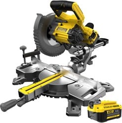 Stanley FATMAX SFMCS701M1 V20 18V Accu Afkortzaag | 190mm | 1x4.0Ah Accu - SFMCS701M1-QW