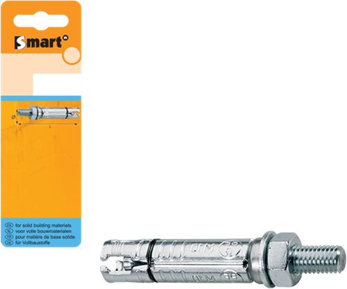pgb-Europe SMART | Keilbout PFG SB ankerstang M10x40x110 Zn | 2 st SM000K001100110H