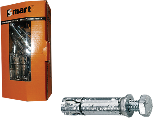 pgb-Europe SMART | Keilbout met tapbout M6x35x70 Zn | 25 st SM000T001060070E