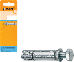 pgb-Europe SMART | Keilbout met tapbout M6x35x80 Zn | 4 st SM000T001060080H
