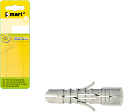 pgb-Europe SMART | Nylon plug met boord Ø 6x30 grijs | 50 st SM00BPN00060030GH