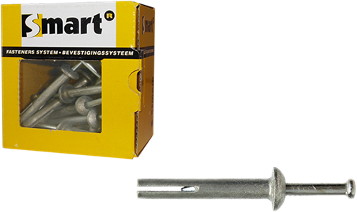 pgb-Europe SMART | Inslagnagel Zamak Ø 6x50 Zn | 25 st SM00HN001060050E