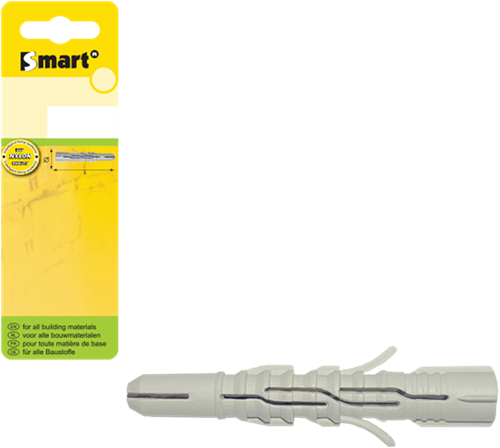 pgb-Europe SMART | Nylon lange plug z.boord Ø 10x70 | 20 st SM00LPN00100070GH