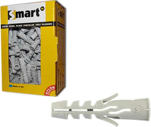 pgb-Europe SMART | Nylon spreidplug met boord SMART Ø 8x40 | 100 st SM00PBN00080040E